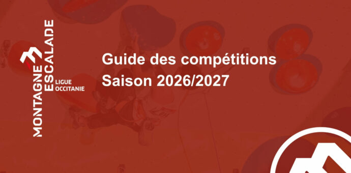Guide des compétitions et calendrier prévisionnel escalade 2026-2027